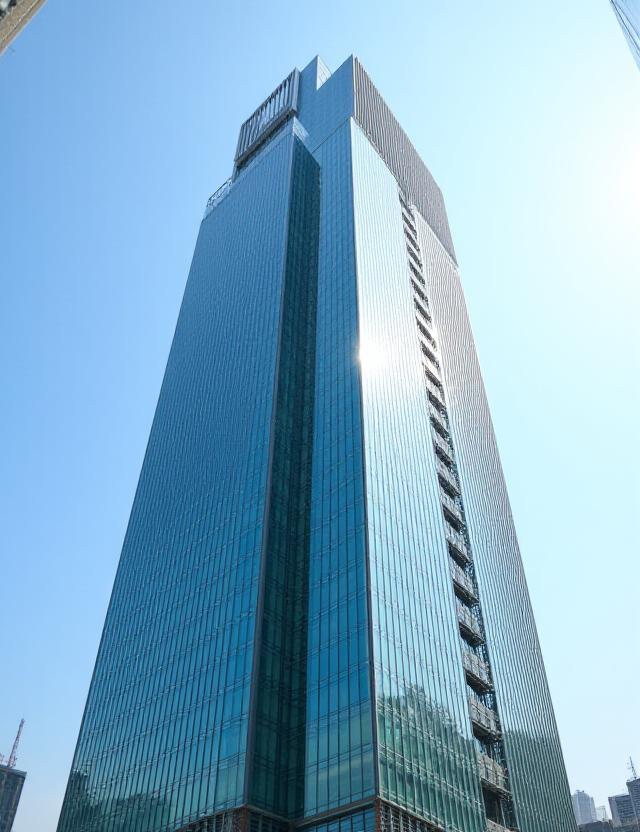 Refurbished office tower in Gangnam