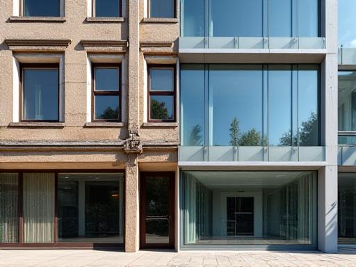 Renovation process of an old commercial building